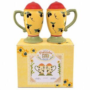 NIB Pfaltzgraff Secrets of Pistoulet by Jana Kolpen Stove Top Salt And Pepper